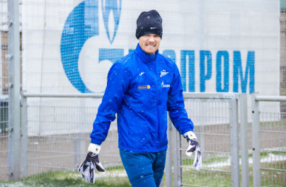Отрытая тренировка «Зенита» перед матчем с «Оренбургом»