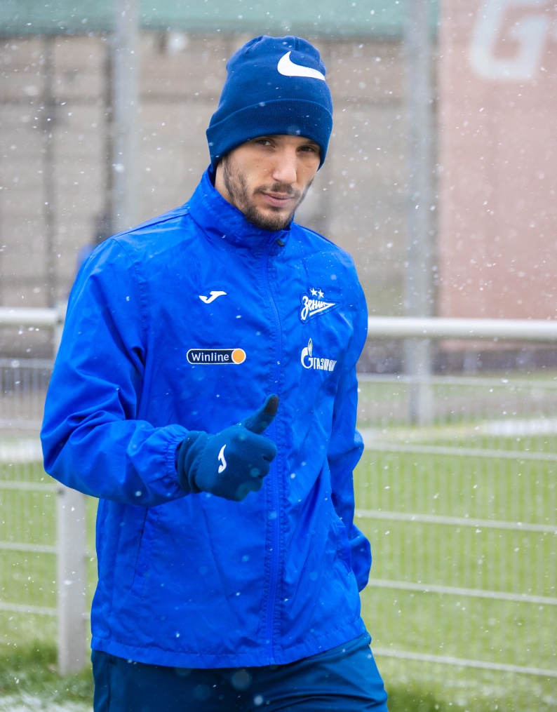 Отрытая тренировка «Зенита» перед матчем с «Оренбургом»