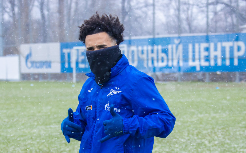 Отрытая тренировка «Зенита» перед матчем с «Оренбургом»