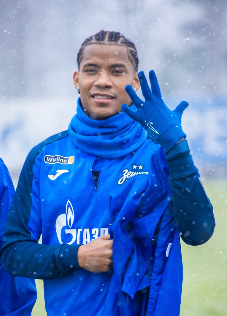 Отрытая тренировка «Зенита» перед матчем с «Оренбургом»