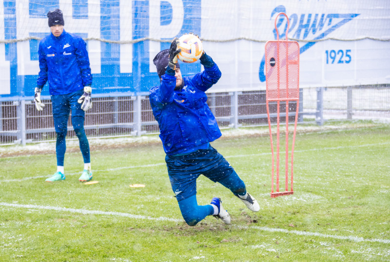 Отрытая тренировка «Зенита» перед матчем с «Оренбургом»