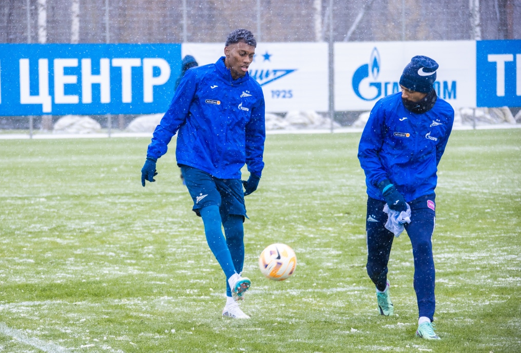 Отрытая тренировка «Зенита» перед матчем с «Оренбургом»