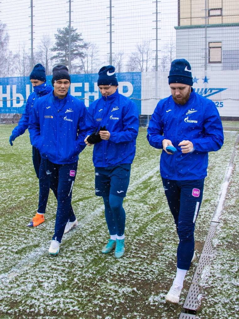 Отрытая тренировка «Зенита» перед матчем с «Оренбургом»