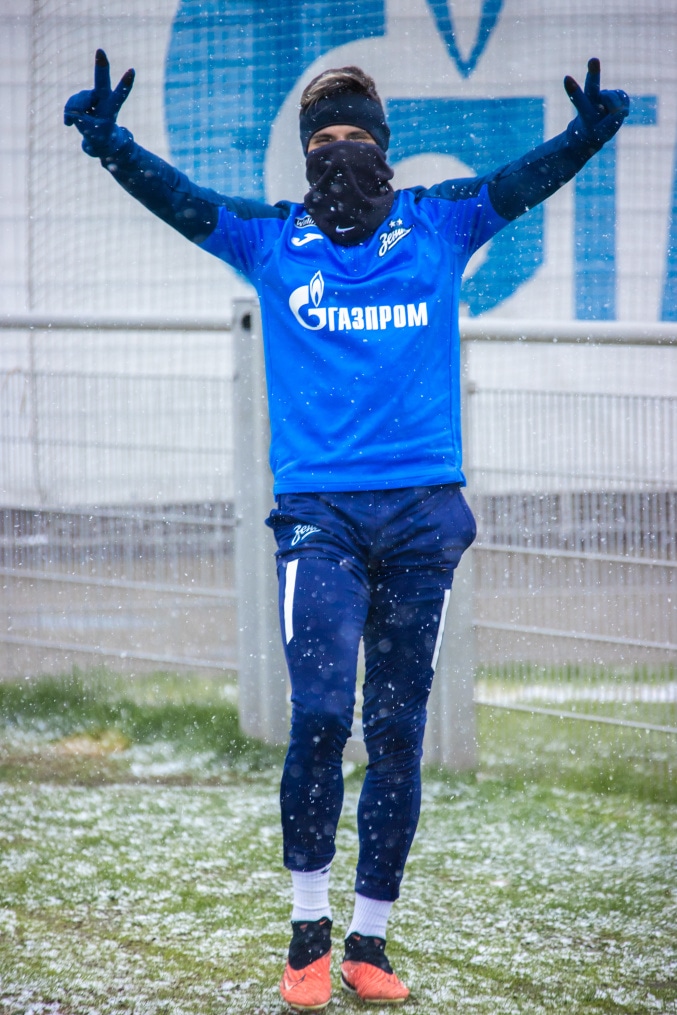 Отрытая тренировка «Зенита» перед матчем с «Оренбургом»
