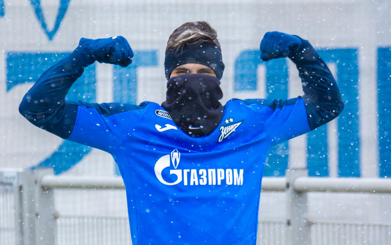 Отрытая тренировка «Зенита» перед матчем с «Оренбургом»