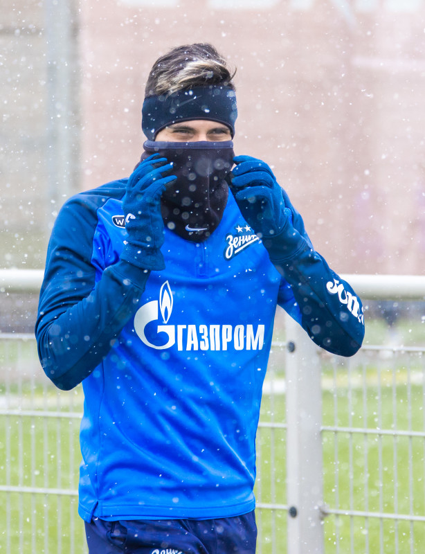 Отрытая тренировка «Зенита» перед матчем с «Оренбургом»