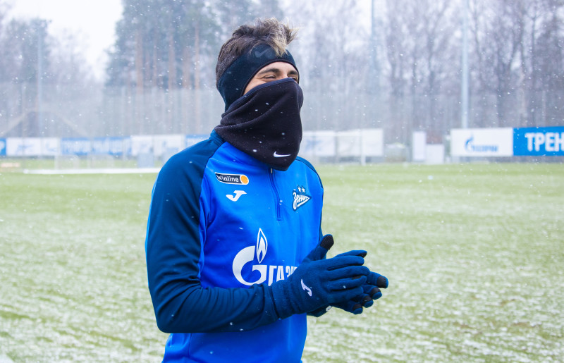 Отрытая тренировка «Зенита» перед матчем с «Оренбургом»