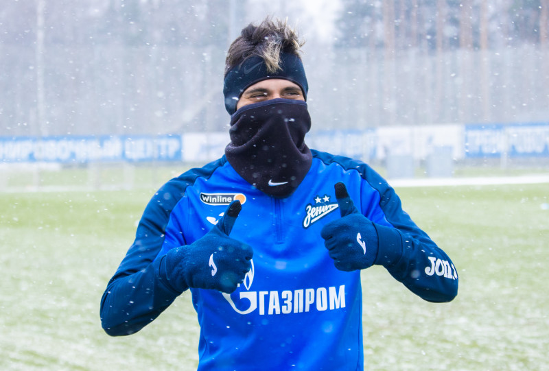 Отрытая тренировка «Зенита» перед матчем с «Оренбургом»