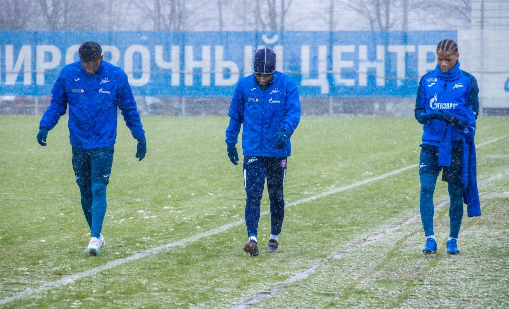 Отрытая тренировка «Зенита» перед матчем с «Оренбургом»
