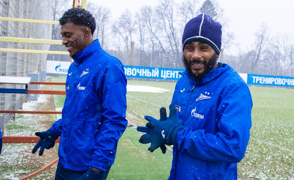 Отрытая тренировка «Зенита» перед матчем с «Оренбургом»
