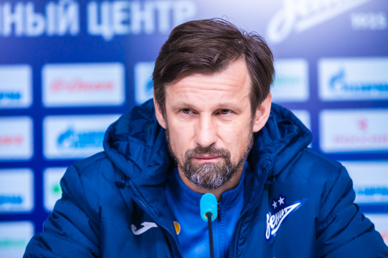 Сергей Семак на пресс-конференции перед матчем с «Оренбургом»