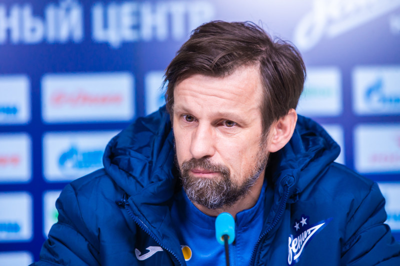 Сергей Семак на пресс-конференции перед матчем с «Оренбургом»