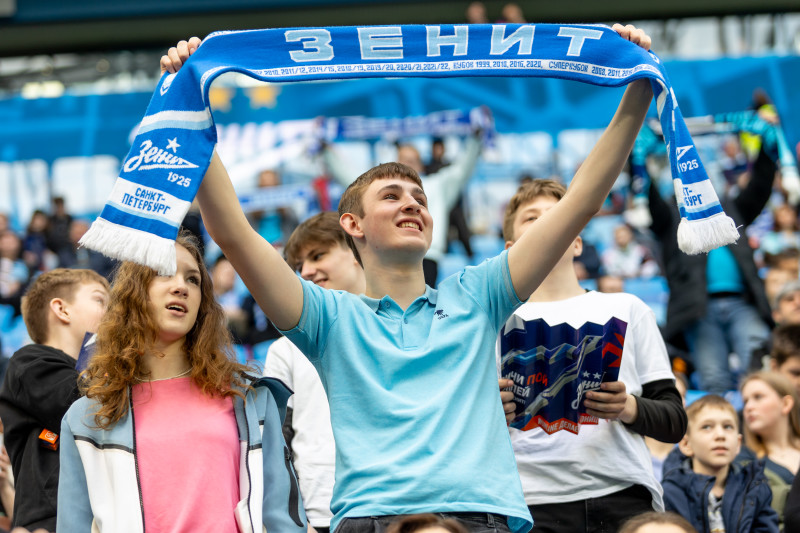 Болельщики на матче «Зенит» — «Оренбург»