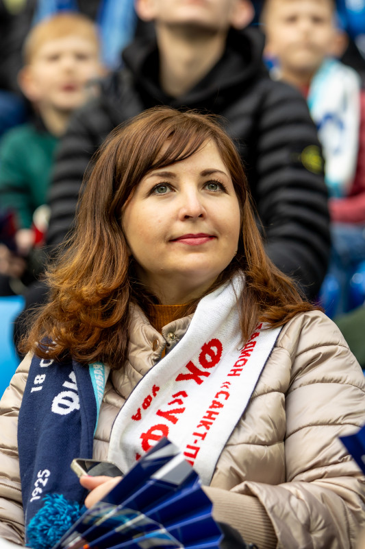 Болельщики на матче «Зенит» — «Оренбург»