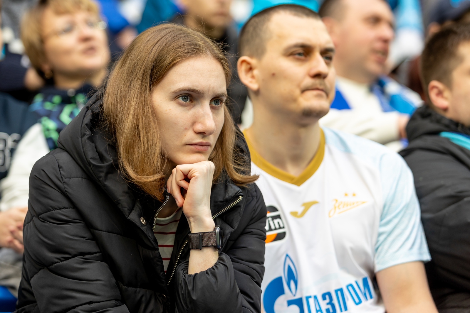 Болельщики на матче «Зенит» — «Оренбург»