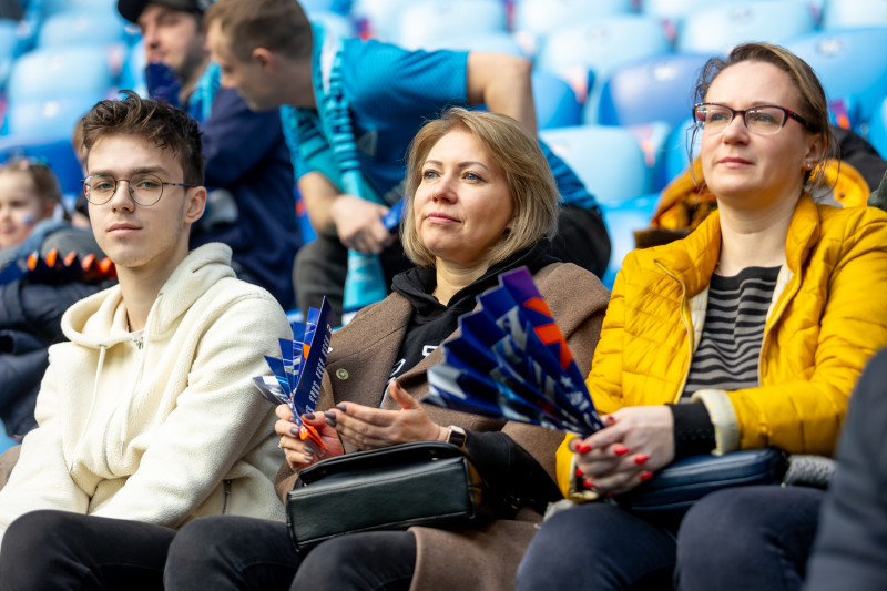 Болельщики на матче «Зенит» — «Оренбург»