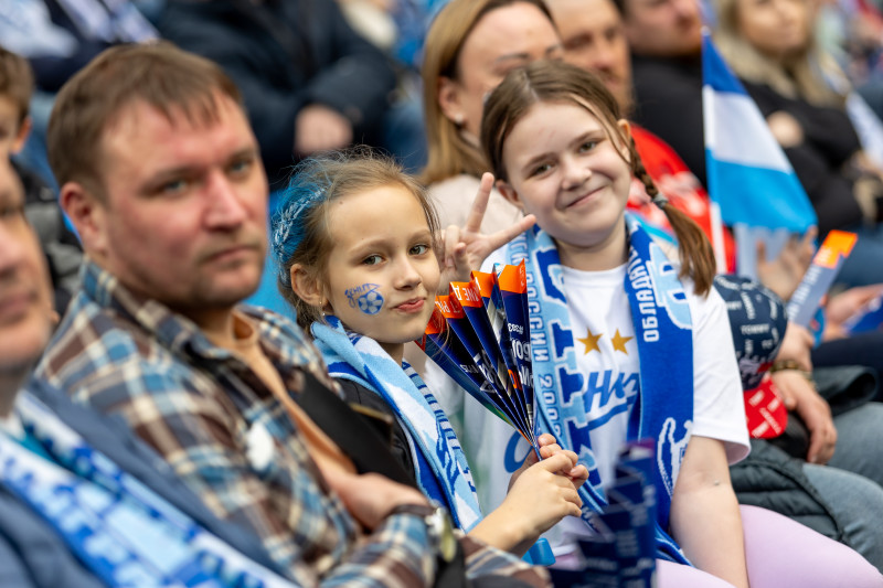 Болельщики на матче «Зенит» — «Оренбург»