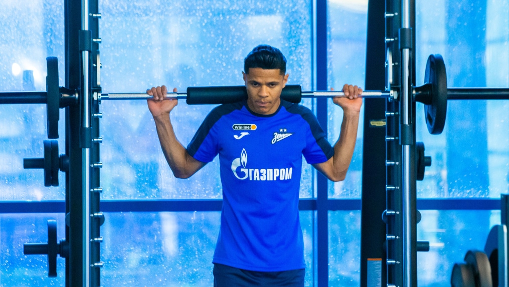 Тренировка «Зенита» перед матчем с «Рубином»