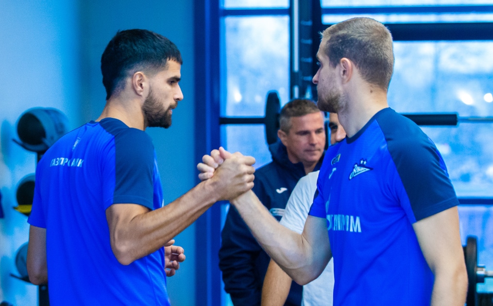 Тренировка «Зенита» перед матчем с «Рубином»