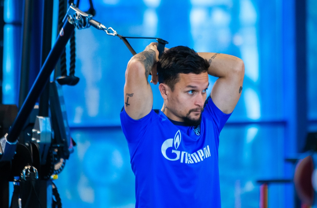 Тренировка «Зенита» перед матчем с «Рубином»