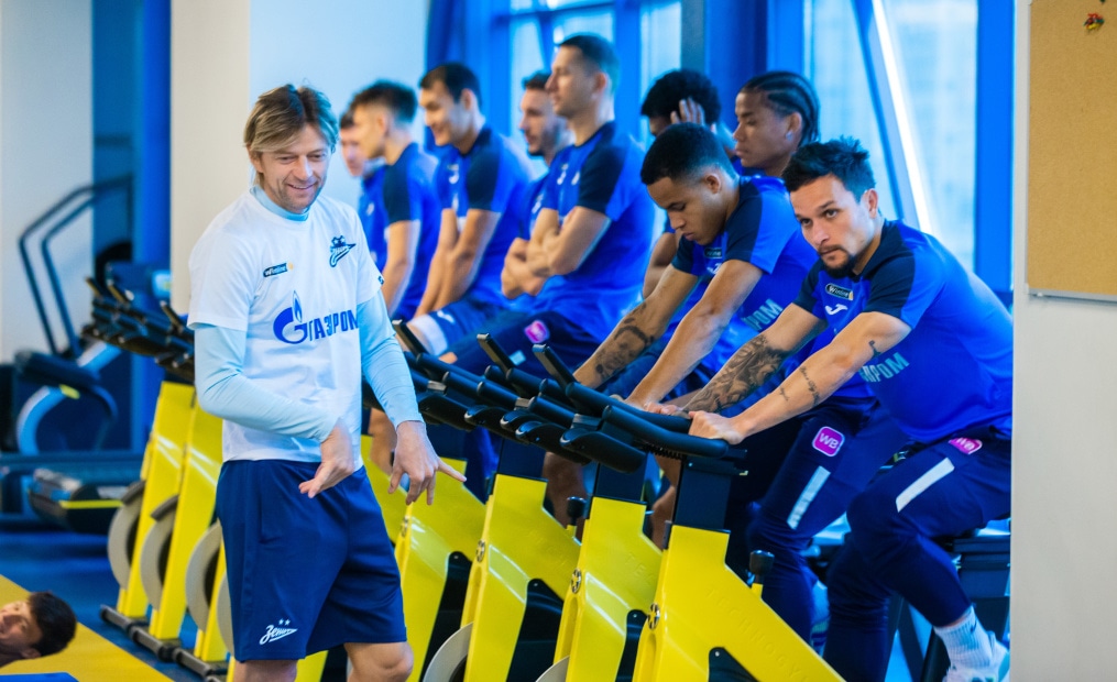 Тренировка «Зенита» перед матчем с «Рубином»