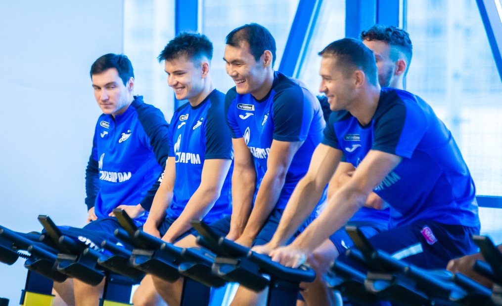 Тренировка «Зенита» перед матчем с «Рубином»