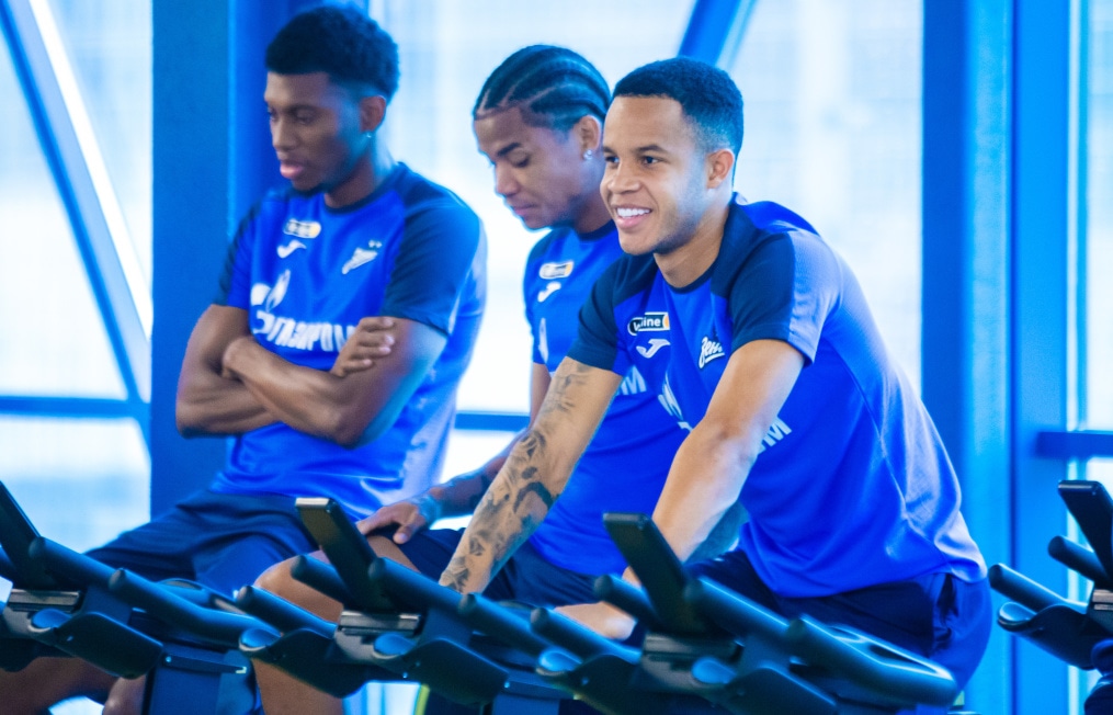 Тренировка «Зенита» перед матчем с «Рубином»