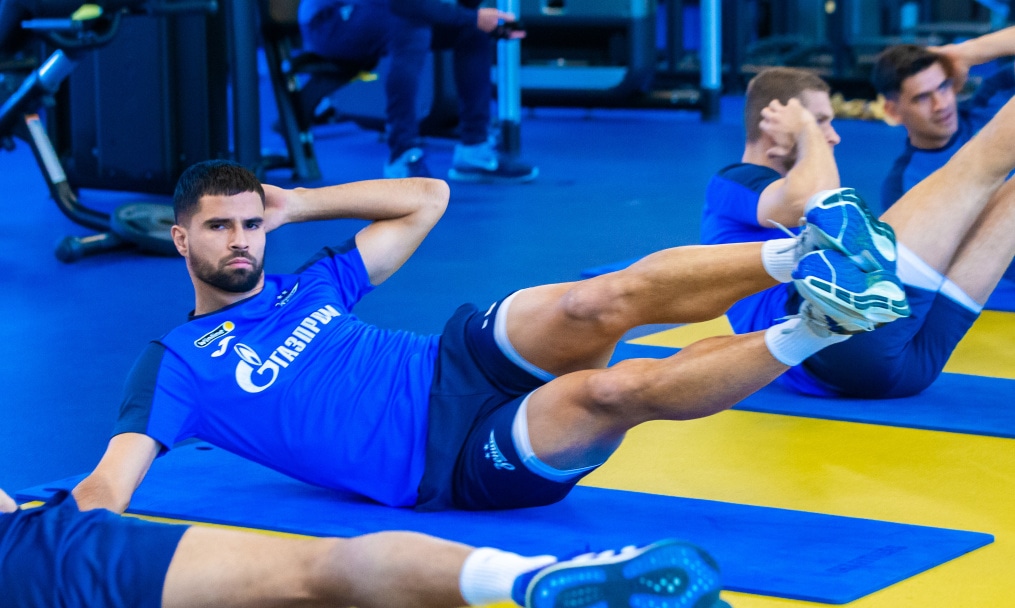 Тренировка «Зенита» перед матчем с «Рубином»