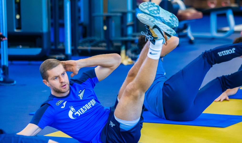 Тренировка «Зенита» перед матчем с «Рубином»