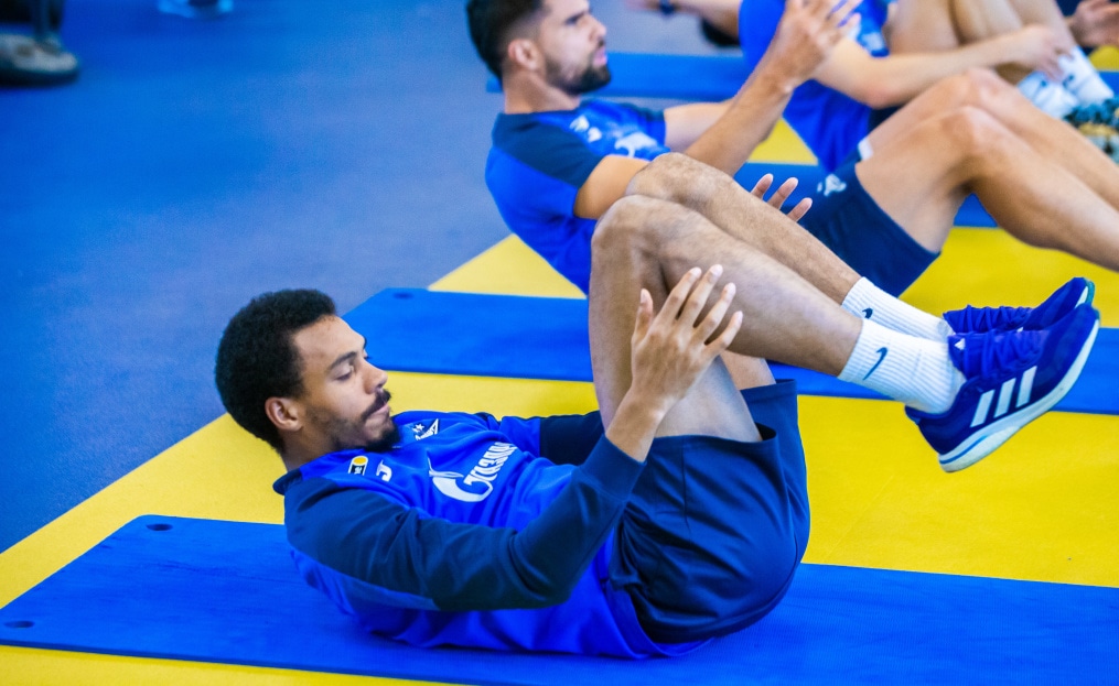 Тренировка «Зенита» перед матчем с «Рубином»