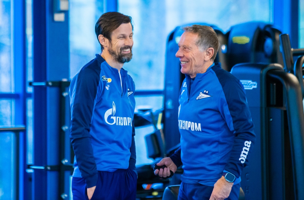 Тренировка «Зенита» перед матчем с «Рубином»