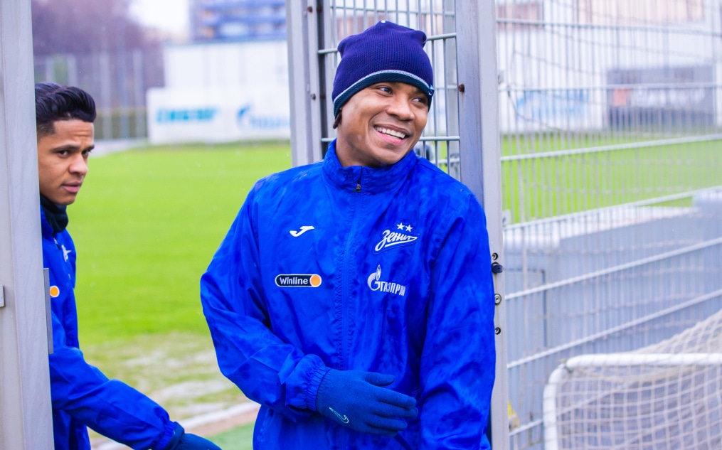 Тренировка «Зенита» перед матчем с «Рубином»