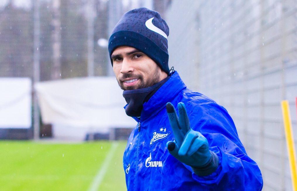 Тренировка «Зенита» перед матчем с «Рубином»