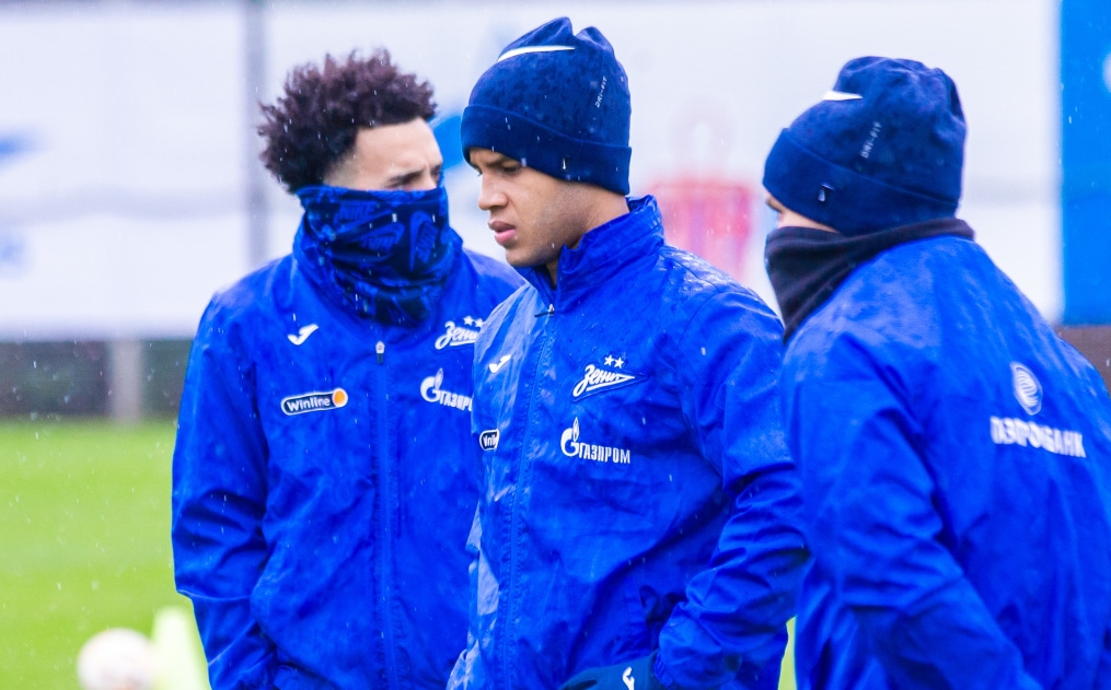 Тренировка «Зенита» перед матчем с «Рубином»