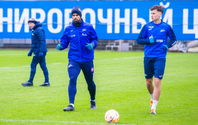 Тренировка «Зенита» перед матчем с «Рубином»