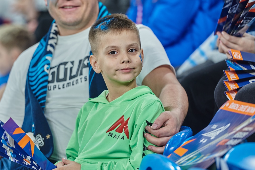 Болельщики на матче «Зенит» — «Рубин»