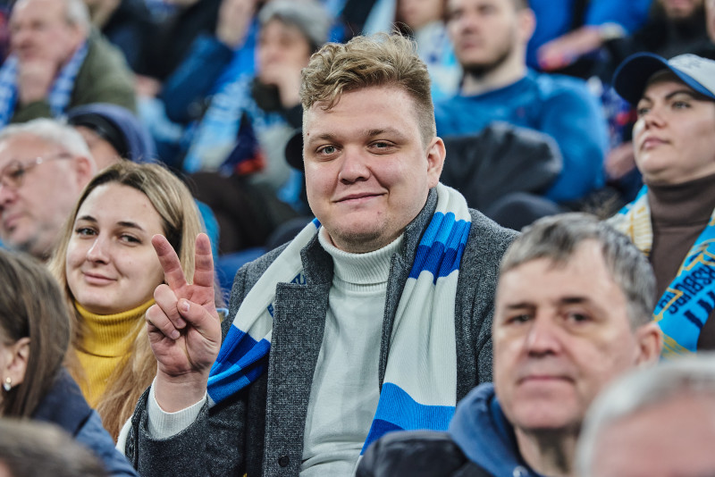 Болельщики на матче «Зенит» — «Рубин»
