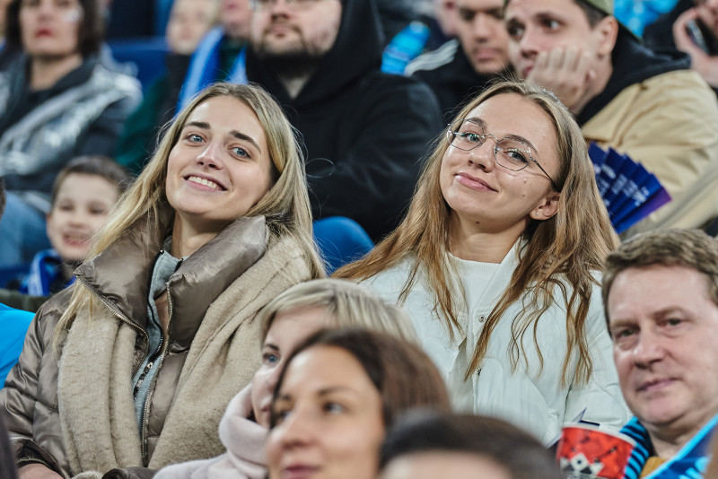 Болельщики на матче «Зенит» — «Рубин»