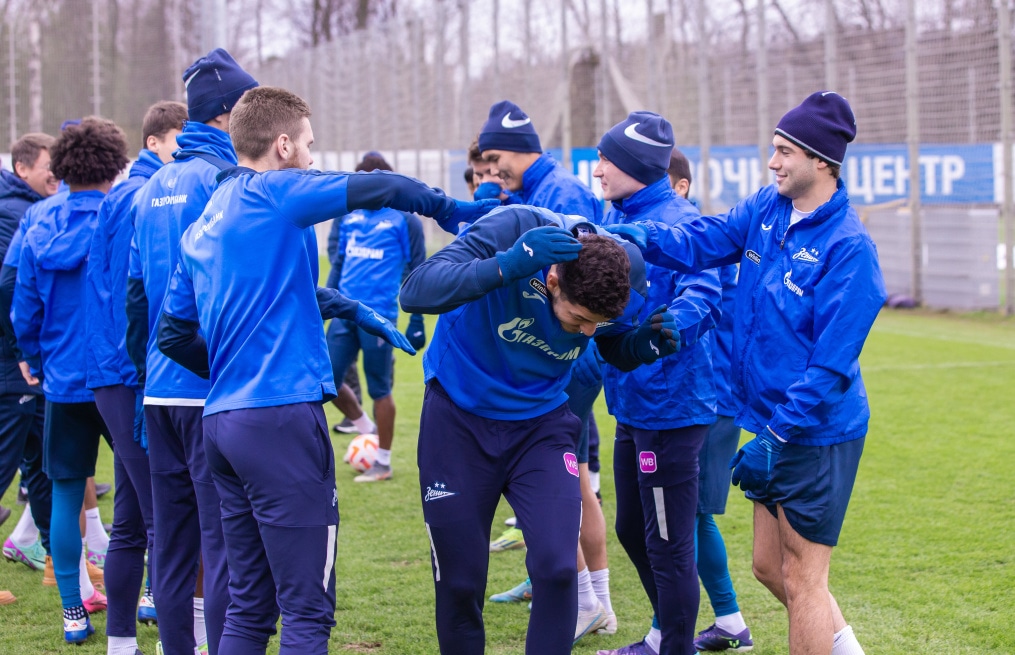 Открытая тренировка «Зенита» перед матчем с «Динамо»