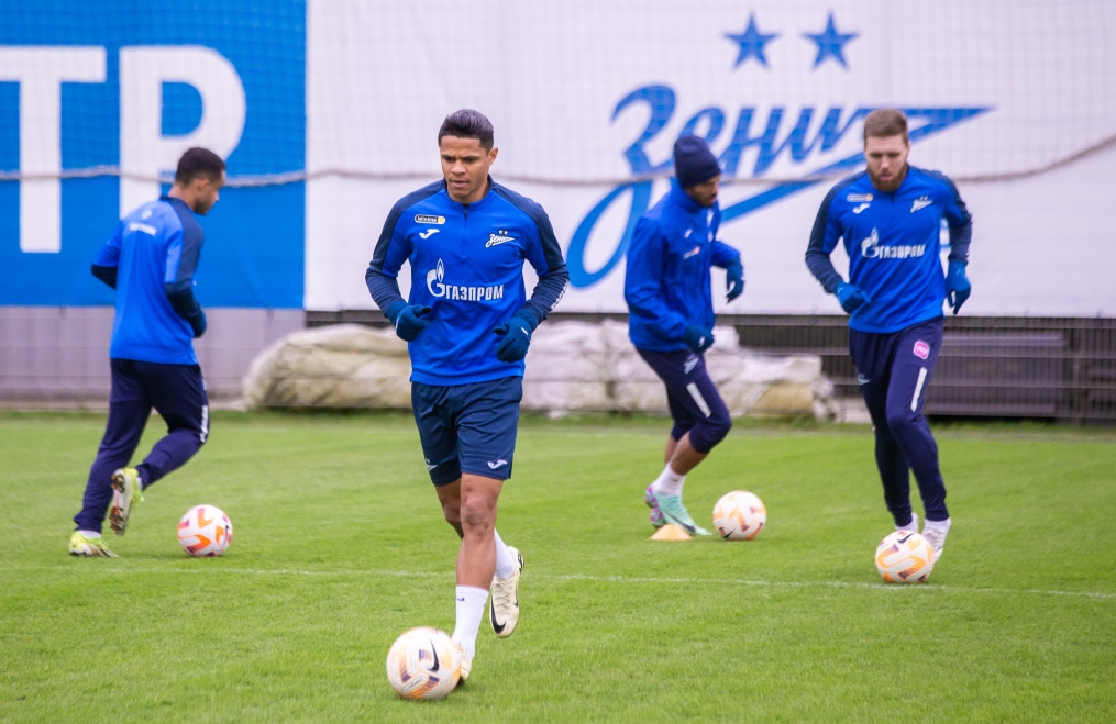 Открытая тренировка «Зенита» перед матчем с «Динамо»