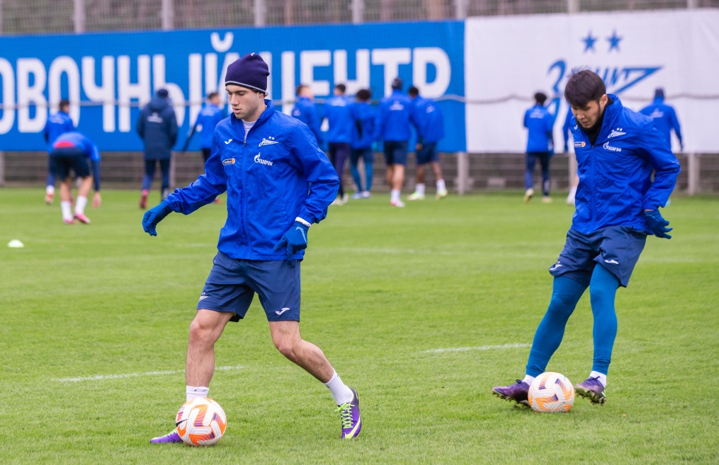Открытая тренировка «Зенита» перед матчем с «Динамо»
