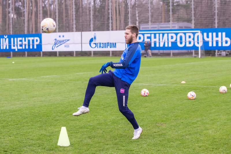 Открытая тренировка «Зенита» перед матчем с «Динамо»