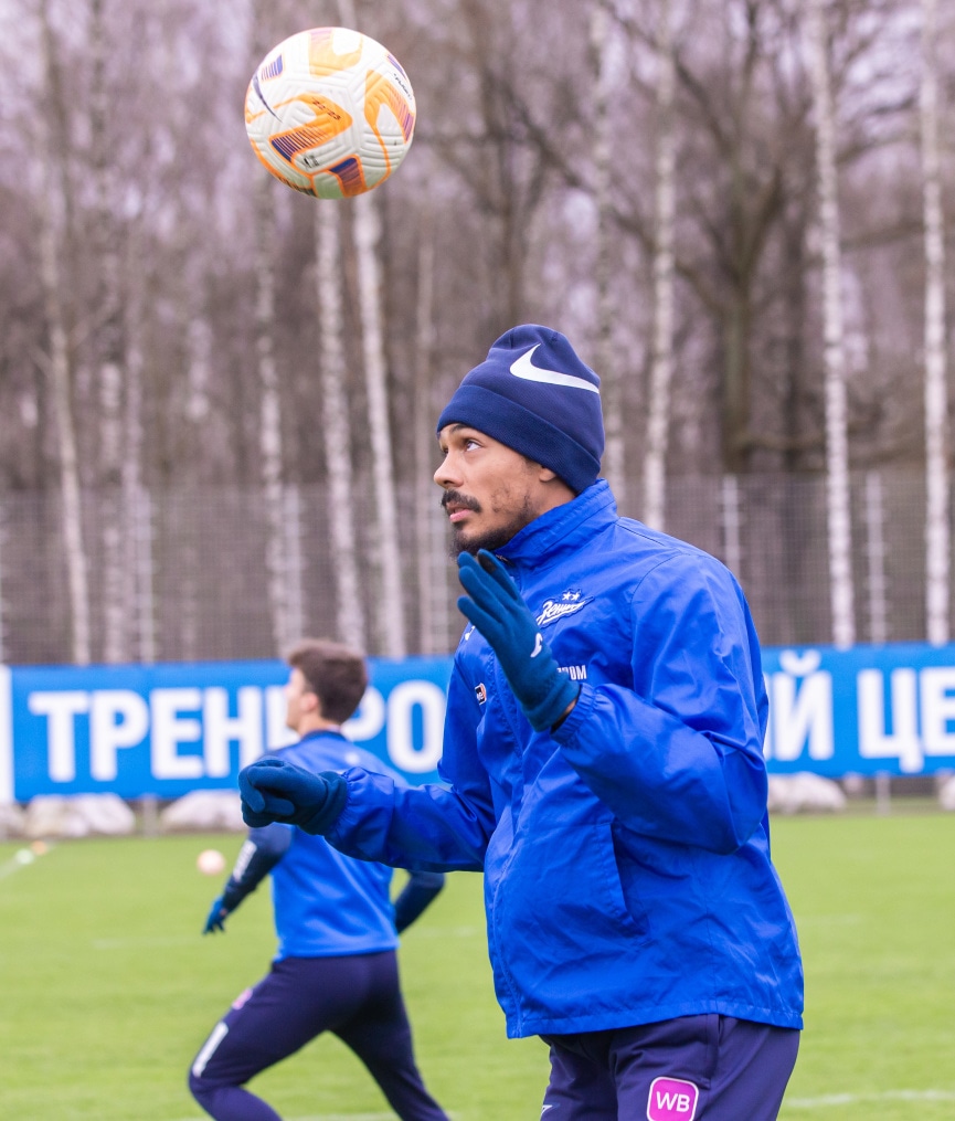 Открытая тренировка «Зенита» перед матчем с «Динамо»