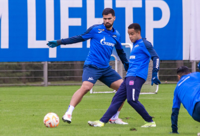 Открытая тренировка «Зенита» перед матчем с «Динамо»