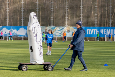 Тренировка  женской молодежной команды «Зенит» перед матчем с «Динамо»