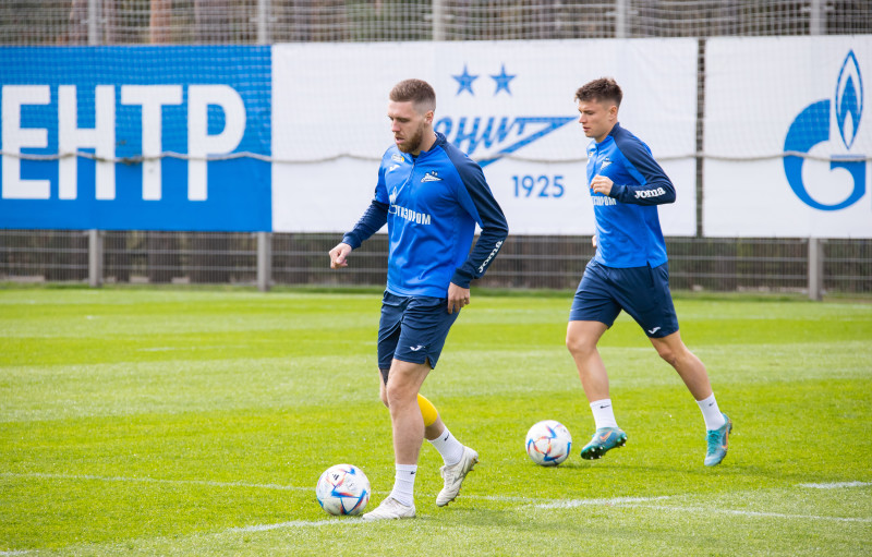 Открытая тренировка «Зенита» перед матчем с ЦСКА