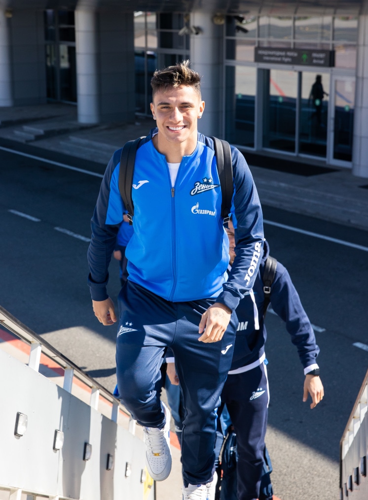 Вылет «Зенита» на матч с ЦСКА