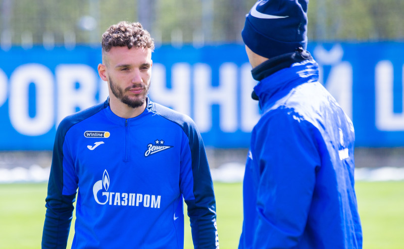 Открытая тренировка «Зенита» перед матчем с ЦСКА