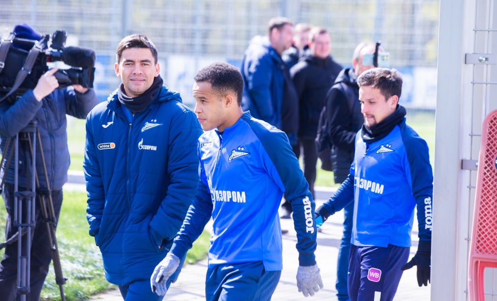 Открытая тренировка «Зенита» перед матчем с ЦСКА