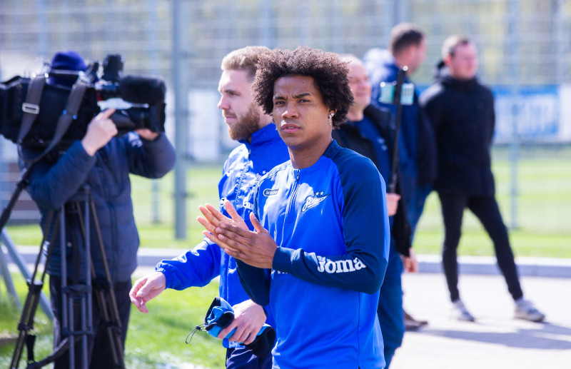 Открытая тренировка «Зенита» перед матчем с ЦСКА